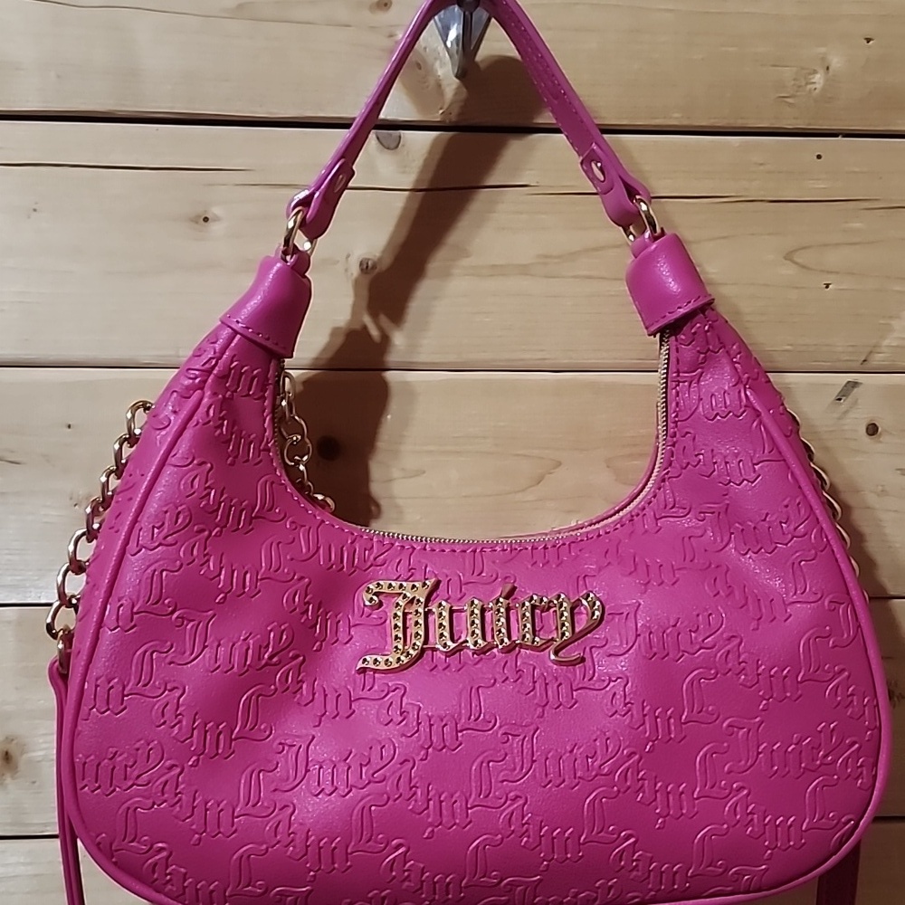 Juicy Couture Purse Bag Pink Flash Semi Charmed Coho NEW Great Christmas Gift